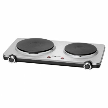 Clatronic Stainless steel double hotplate
