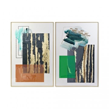 Glezna DKD Home Decor Abstrakts (80 x 3 x 120 cm) (2 gb.)