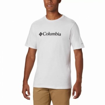 Спортивная футболка с коротким рукавом Columbia Basic Logo Белый