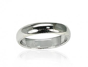 Серебряное обручальное кольцо #2100053, Серебро	925°, Размер: 22.5, 5.3 гр.