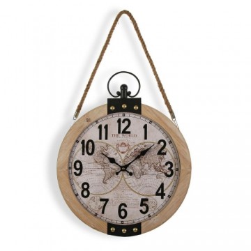 Настенное часы Versa Mapamundi Деревянный MDF