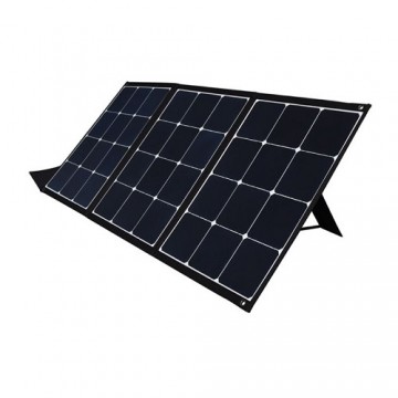 EXD Складная солнечная панель 120Вт, 2xUSB, QC3.0, с адаптерами