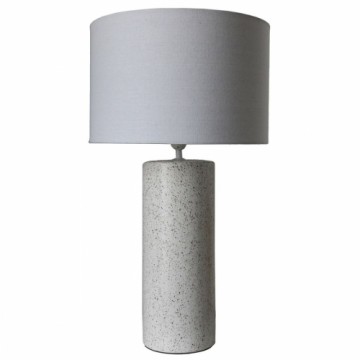 Настольная лампа DKD Home Decor 25W лён Белый Разноцветный 220 V 50 W Dolomite (28 x 28 x 50 cm)