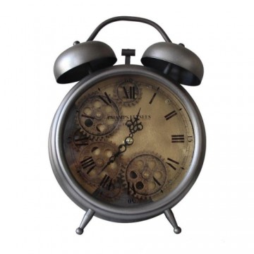 Настольные часы DKD Home Decor Стеклянный Серебристый Железо (19 x 7,5 x 25 cm)