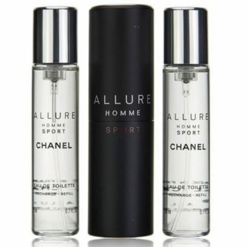 Мужской парфюмерный набор Chanel Allure Homme Sport EDT 3 Предметы