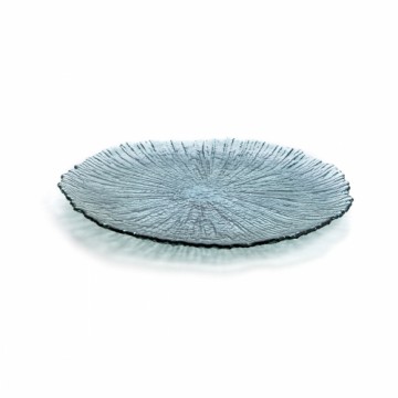 Плоская тарелка Quid Mar de Viento бирюзовый Cтекло (Ø 32 cm) (Pack 6x)