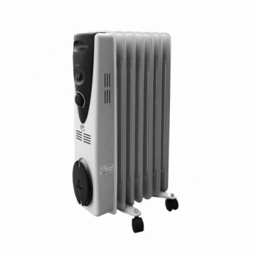 Масляный радиатор (7 секций) EDM Белый 1500 W