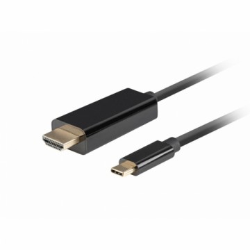 Кабель USB C — HDMI Lanberg CA-CMHD-10CU-0005-BK