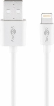 Goobay  
         
       Lightning USB charging and sync cable 54600  White,  USB 2.0 male (type A), Apple Lightnin male (8-pin)
