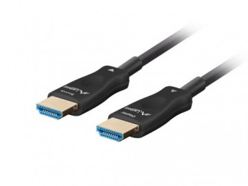 Lanberg Cable HDMI M/M v2.1 40M 8K black optical OAC