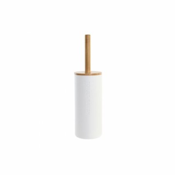 Tualetes Birste DKD Home Decor Dabisks Balts Bambuss polipropilēns (9 x 9 x 35,5 cm)