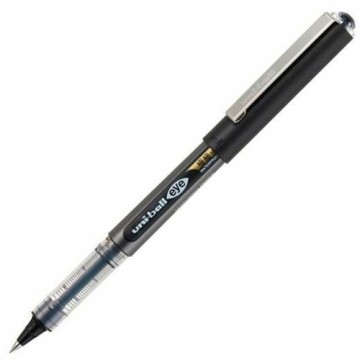 Liquid ink ballpoint pen Uni-Ball Eye Ultra Micro UB-150-38 Чёрный 12 штук