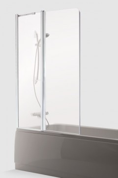 Brasta Glass Шторка для ванны MAJA PLIUS 70 Тонированный серый или коричневый