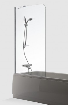 Brasta Glass Шторка для ванны MIJA 80 Прозрачный