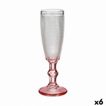 Vivalto Šampanieša glāze Rozā Caurspīdīgs Stikls 6 gb. (180 ml)