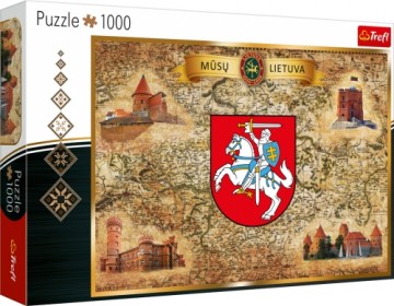 Trefl Puzzles TREFL Пазл Литва, 1000 шт.
