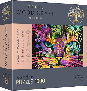 Trefl Puzzles TREFL Пазл из дерева Кошка 1000 шт.