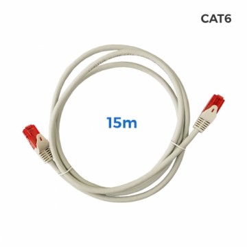 Жесткий сетевой кабель UTP кат. 6 EDM Серый 15 m