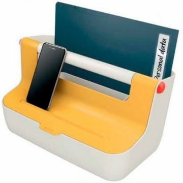 Ящик для хранения Leitz Cosy Ручка для переноски Жёлтый ABS (21,4 x 19,6 x 36,7 cm)