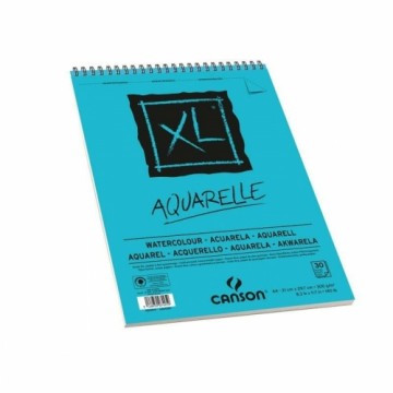 Watercolour pad Canson Aquarelle XL 300 g 30 Loksnes 5 gb. Spirāle (29,7 x 42 cm)