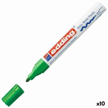 Постоянный маркер Edding 750 Зеленый 10 штук