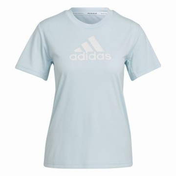 Футболка с коротким рукавом женская Adidas Move Logo Sport Циановый