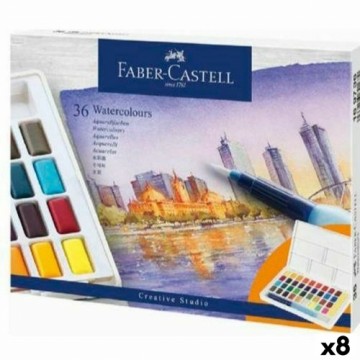 Ūdenskrāsu komplekts Faber-Castell Creative Studio 8 gb.