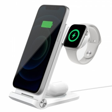 Nillkin PowerTrio 3in1 Wireless Charger MagSafe for Apple Watch White (MFI)