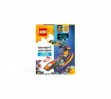Lego Books LEGO ICONIC Наклейки и конструктор "Машинки" (50 деталей) (на лат.языке)