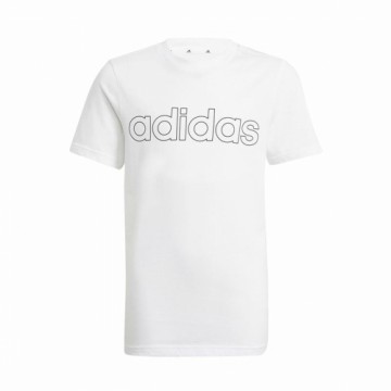 Krekls ar Īsām Piedurknēm Bērniem Adidas Essentials Balts
