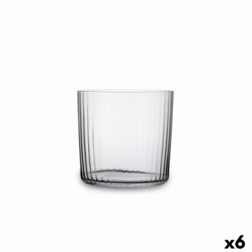 Bigbuy Home Stikls Optic Caurspīdīgs Stikls (350 ml) (6 gb.)