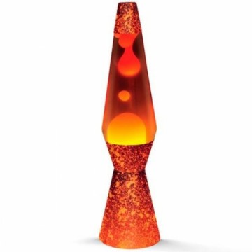 Лавовая лампа iTotal Стеклянный Красный Оранжевый Пластик 25 W (40 cm)