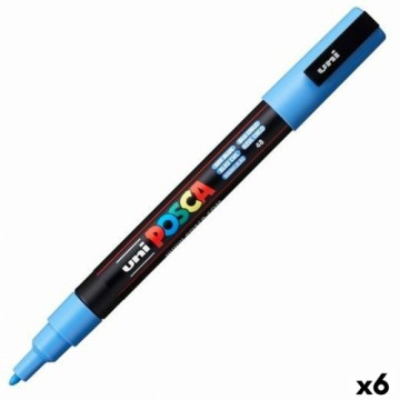 Marķiera Pildspalva POSCA PC-3M Debesu zils (6 gb.)