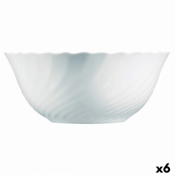 Салатница Luminarc Trianon Белый Cтекло (24 cm) (6 штук)