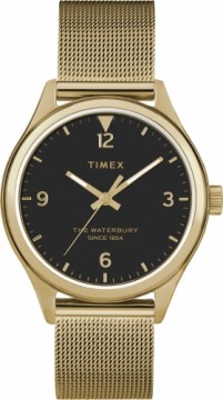 Timex Waterbury Traditional 34mm Часы с сетчатым ремешком из нержавеющей стали TW2T36400