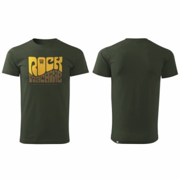 T-krekls Rock Machine Wave, zaļa, XL