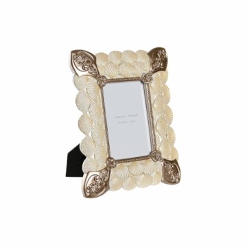 Фото рамка DKD Home Decor Медь Белый Смола романтик (20,4 x 2,5 x 26 cm)