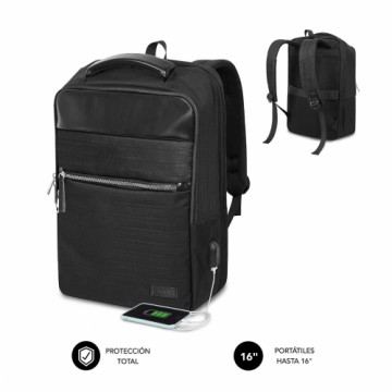 Рюкзак для ноутбука Subblim Business V2 Чёрный
