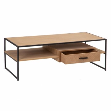 Bigbuy Home Centrālais galds SPIKE 120 x 60 x 42,5 cm Metāls Koks