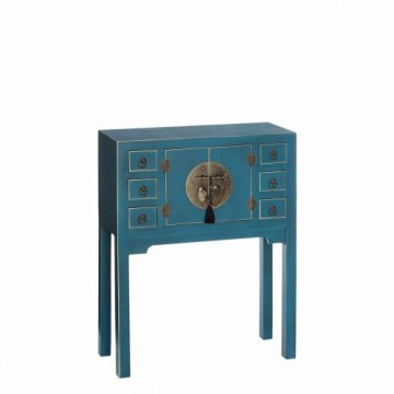 Bigbuy Home Мебель для прихожей ORIENTE 63 x 26 x 80 cm Синий DMF