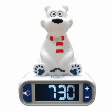 Часы-будильник Lexibook Polar Bear  3D cо звуком