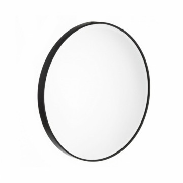 Bigbuy Home Настенное зеркало 40 x 2,8 x 40 cm Стеклянный Чёрный Алюминий