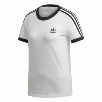 Sieviešu Krekls ar Īsām Piedurknēm Adidas 3 stripes Balts (36)