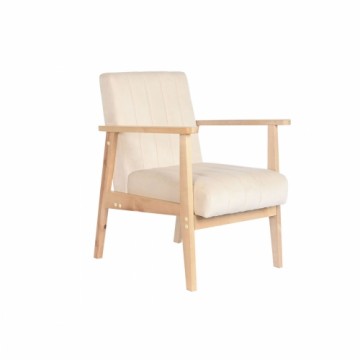 Кресло DKD Home Decor 63 x 68 x 81 cm Натуральный Бежевый Сосна