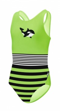 Swimsuit for girls BECO UV SEALIFE 810 80 152 green/black