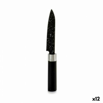 Kinvara Нож для чистки Мрамор 2,5 x 20,5 x 1,7 cm Чёрный Нержавеющая сталь Пластик (12 штук)