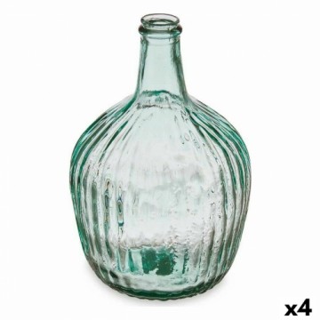 Gift Decor бутылка Лучи Декор 16 x 29,5 x 16 cm Прозрачный (4 штук)