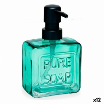 Berilo Дозатор мыла Pure Soap 250 ml Стеклянный Зеленый Пластик (12 штук)
