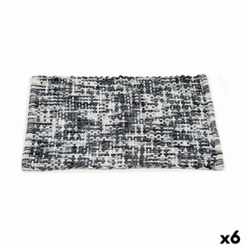Berilo Нескользящий коврик для душа 50 x 80 cm Темно-серый (6 штук)