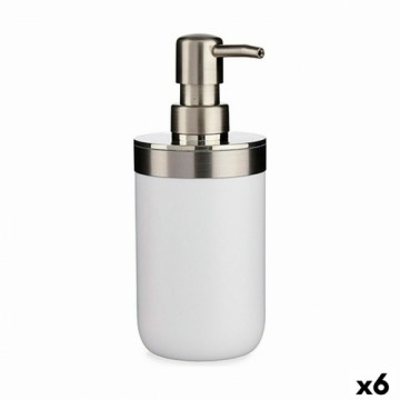 Berilo Дозатор мыла Серебристый Белый Пластик 350 ml (6 штук)